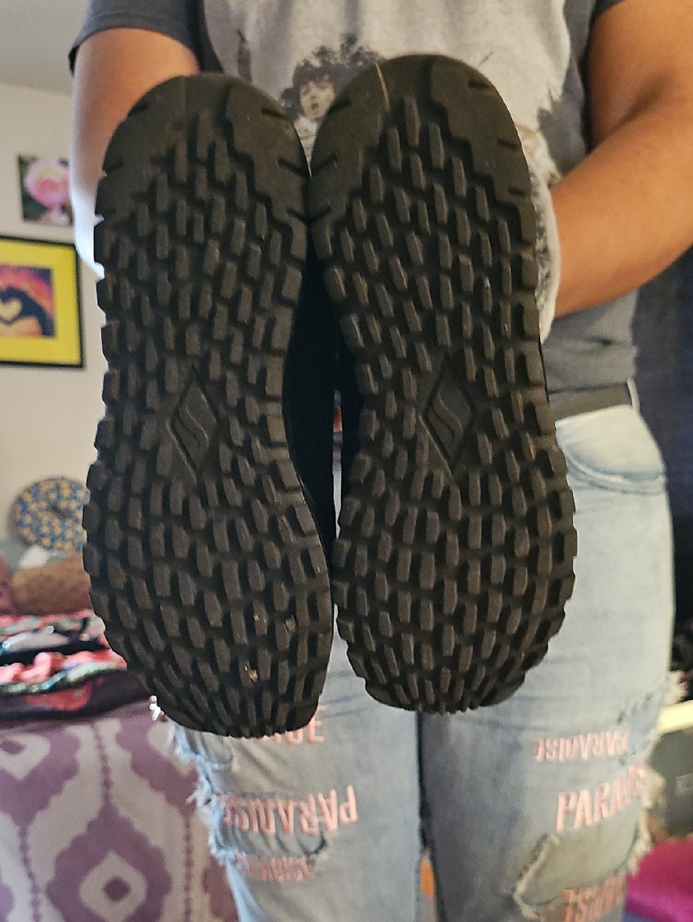 Skechers Black Faux-Fur Trim Lace-Up Winter Boot - Picture 10 of 10